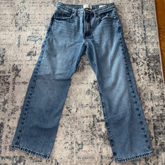 Frame Denim Women's Light Blue Relaxed Jeans - Picture 7 of 9